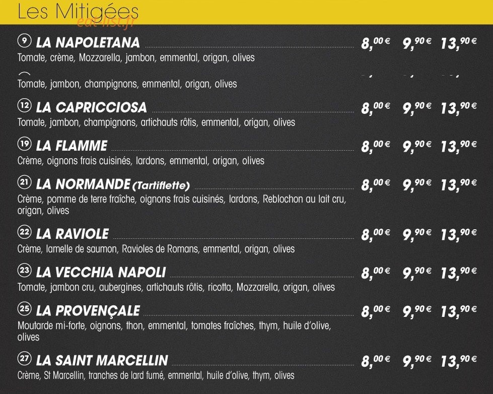 La Napoletana — carte page 4