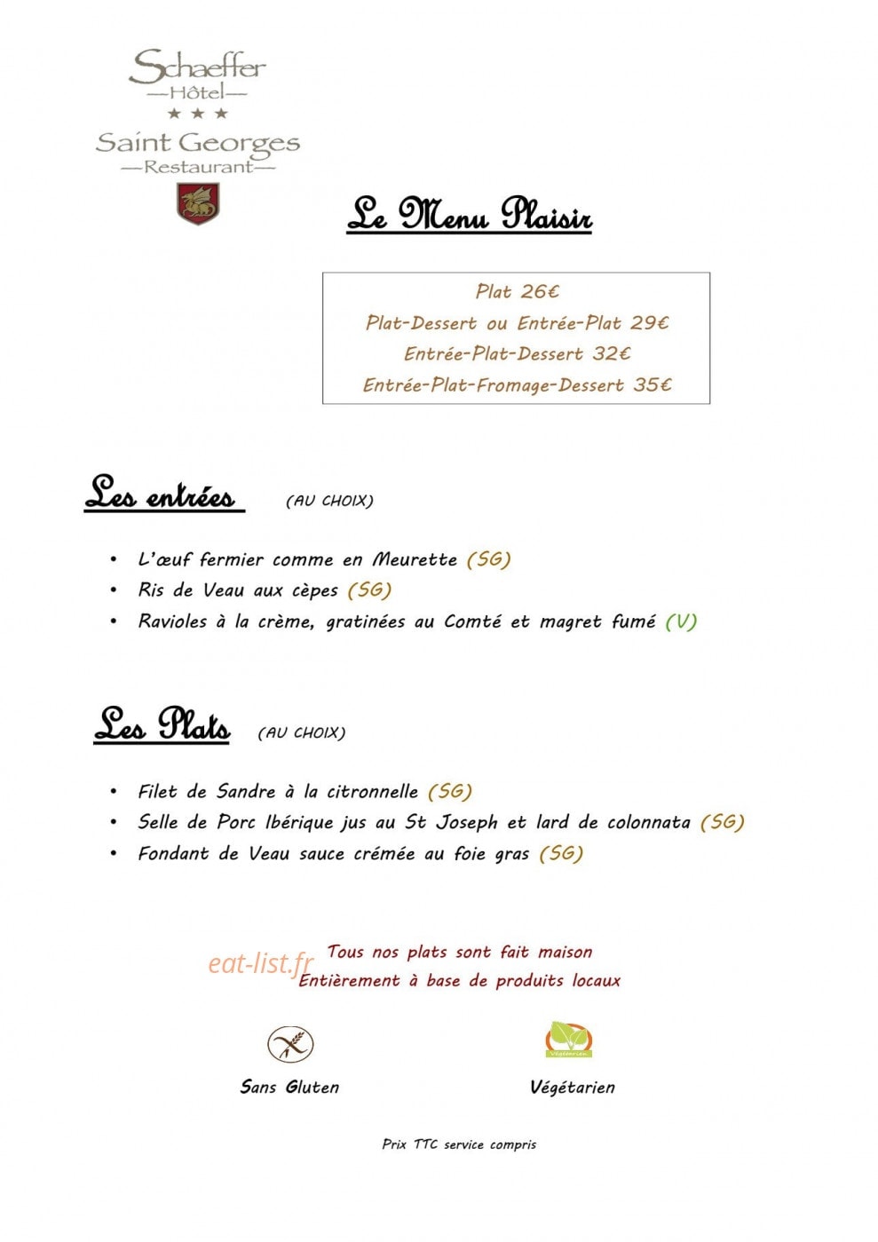 le Saint-Georges — carte page 3