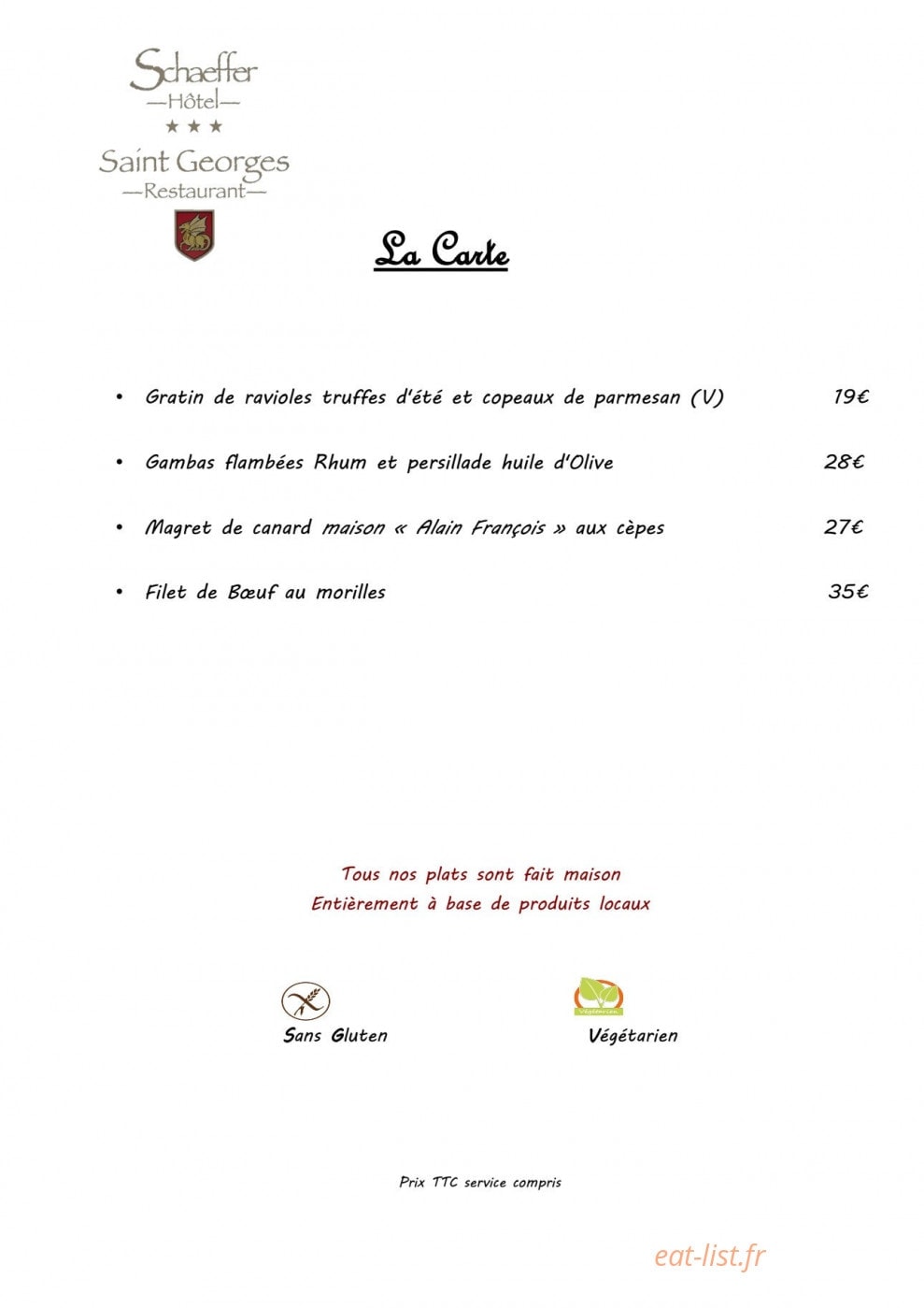 le Saint-Georges — carte page 6