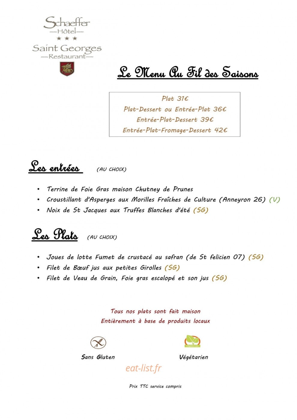 le Saint-Georges — carte page 4