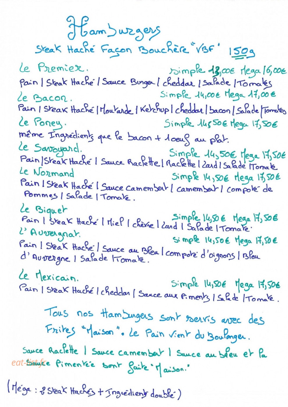 Brasserie de Cruas — carte page 5