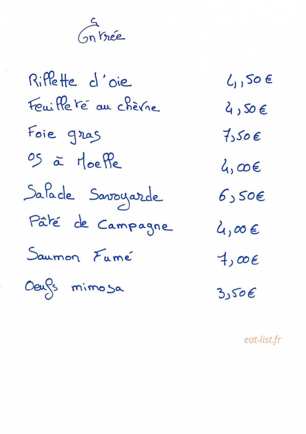 Brasserie de Cruas — carte page 7
