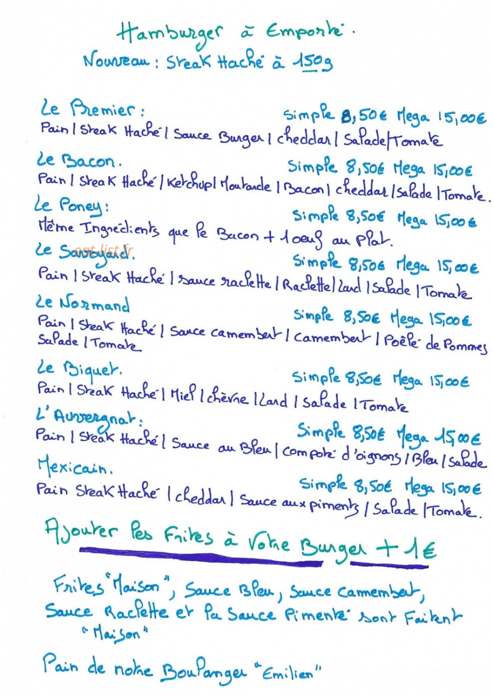 Brasserie de Cruas — carte page 10