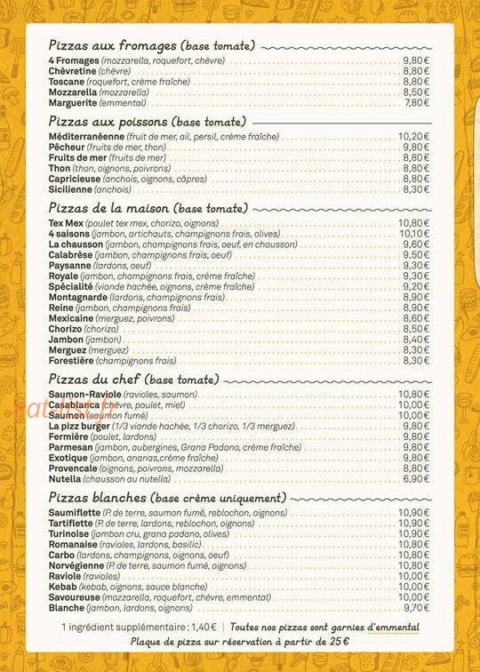 Le Pizz' — carte page 3
