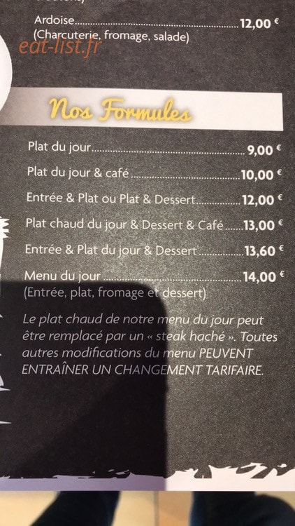 Le Restau de Cruas — carte page 3