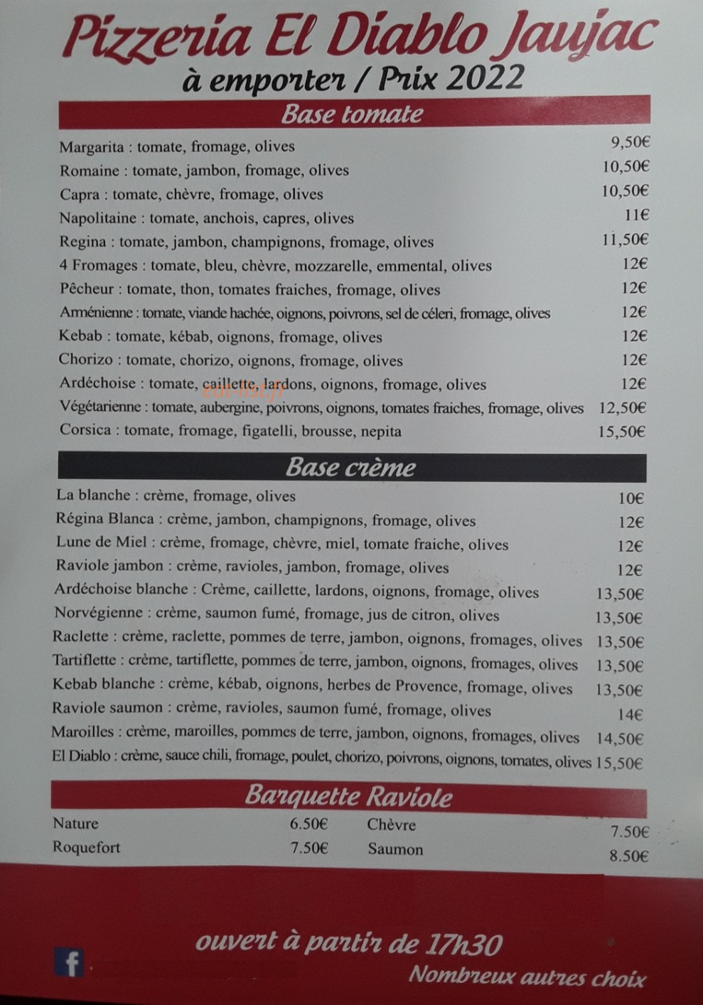 El Diablo — carte page 1