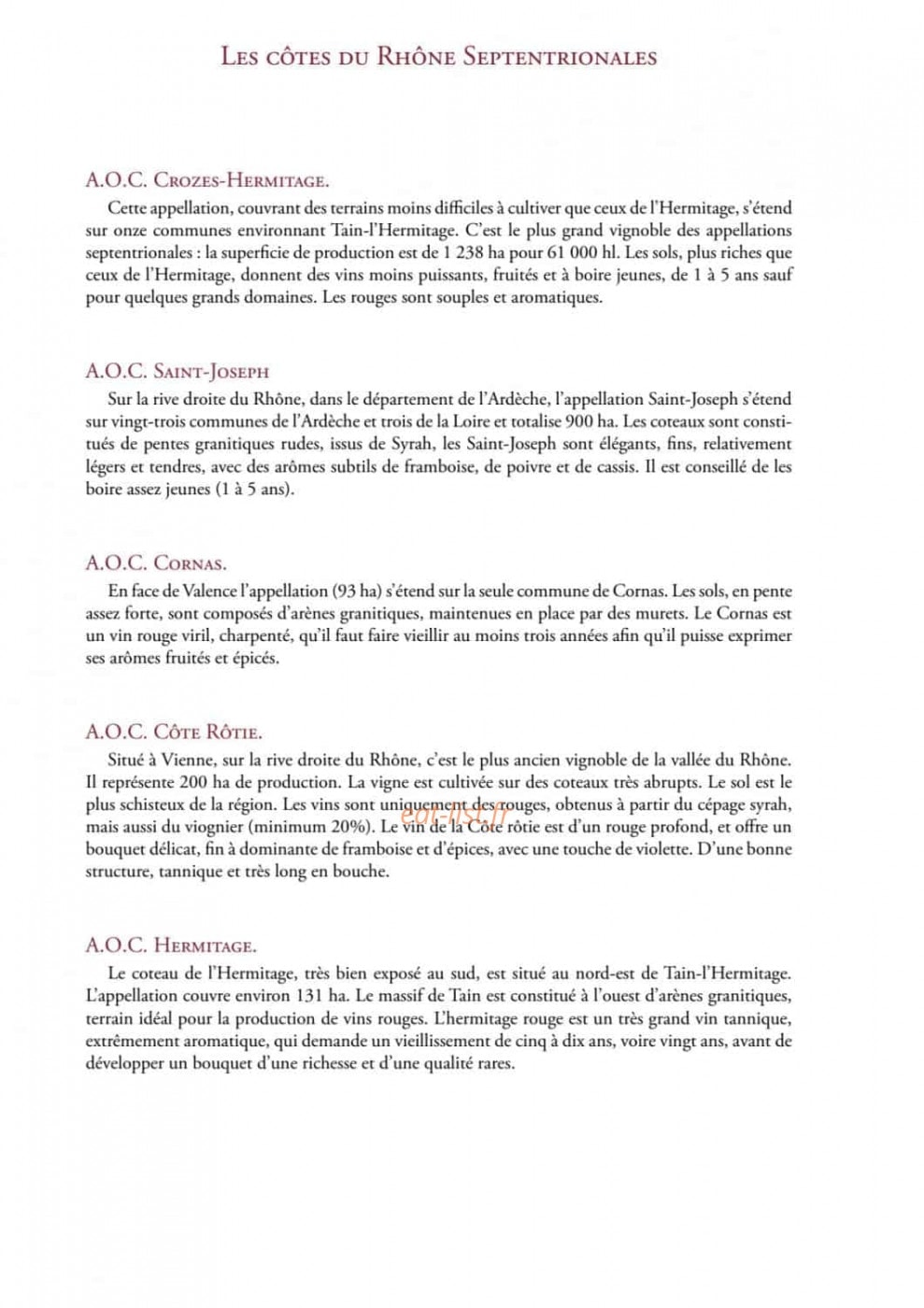 Restaurant Brioude — carte page 26