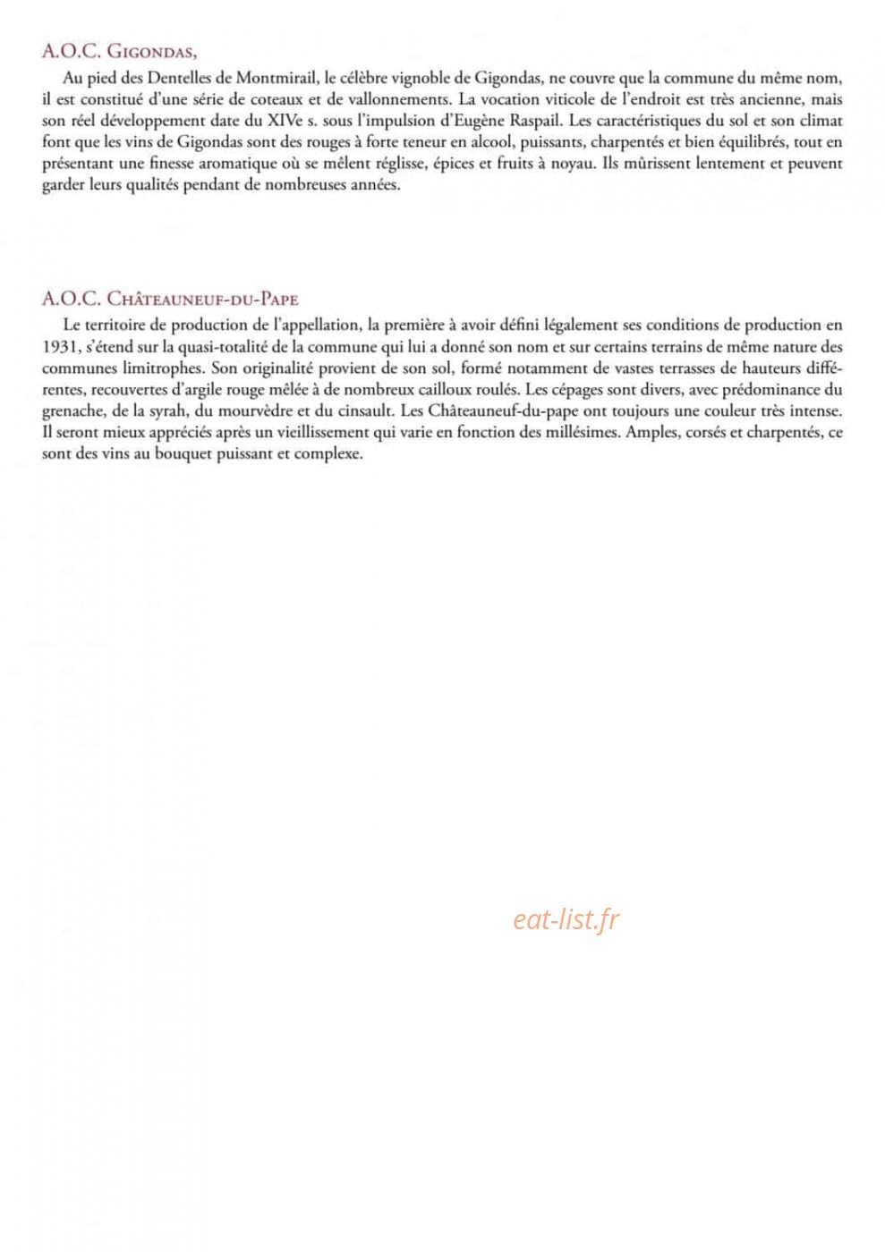 Restaurant Brioude — carte page 28