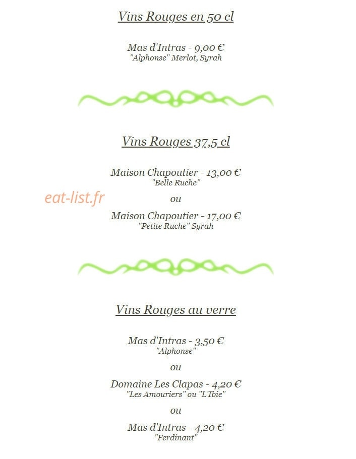 Relais le buis d'aps — carte page 15