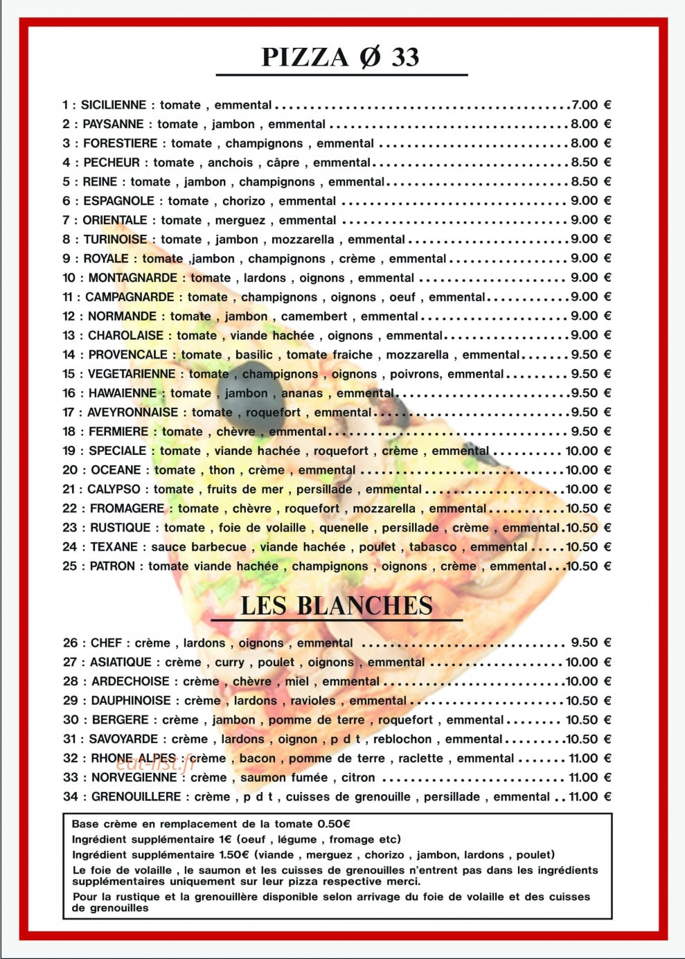 Anthony's — carte page 1