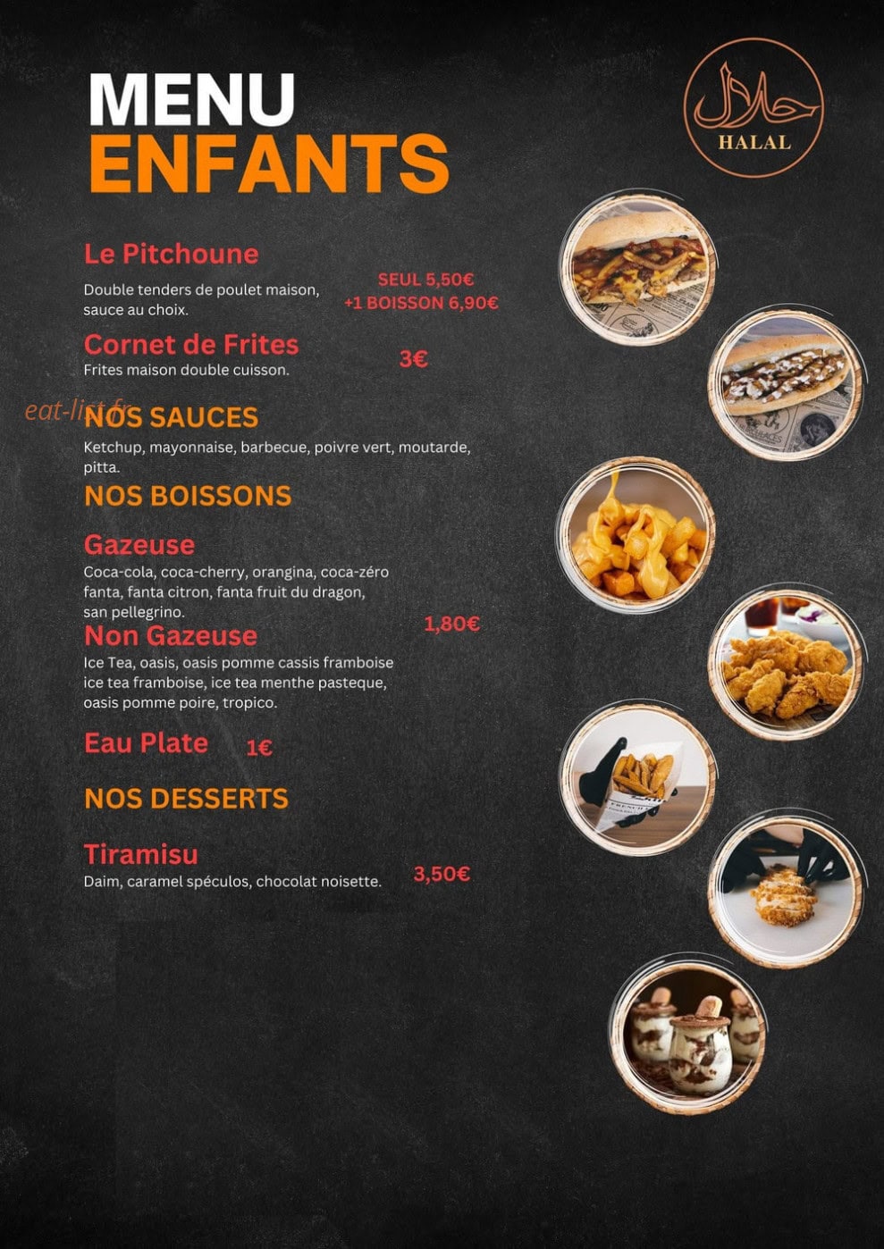 Le Coin du Burger — carte page 2