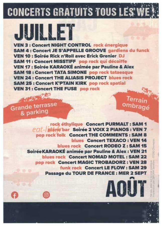Le 4 Vins — carte page 1