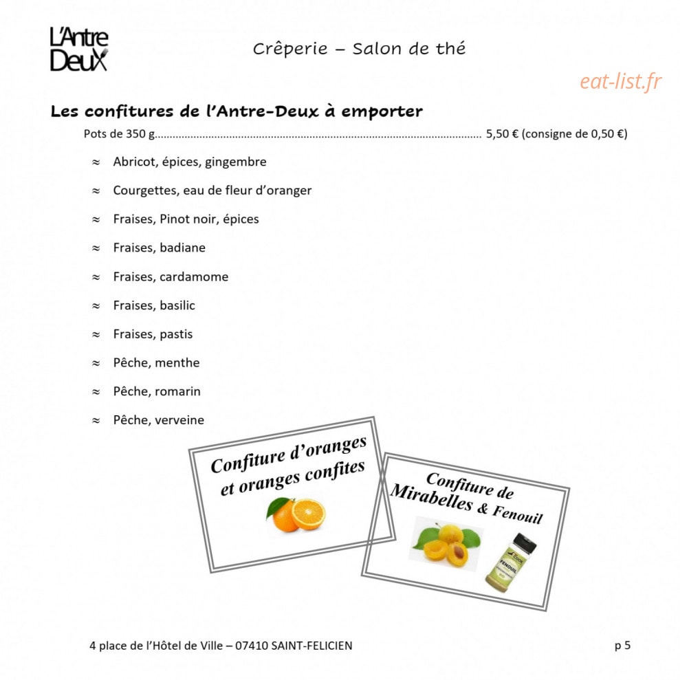 L'antre-deux — carte page 5