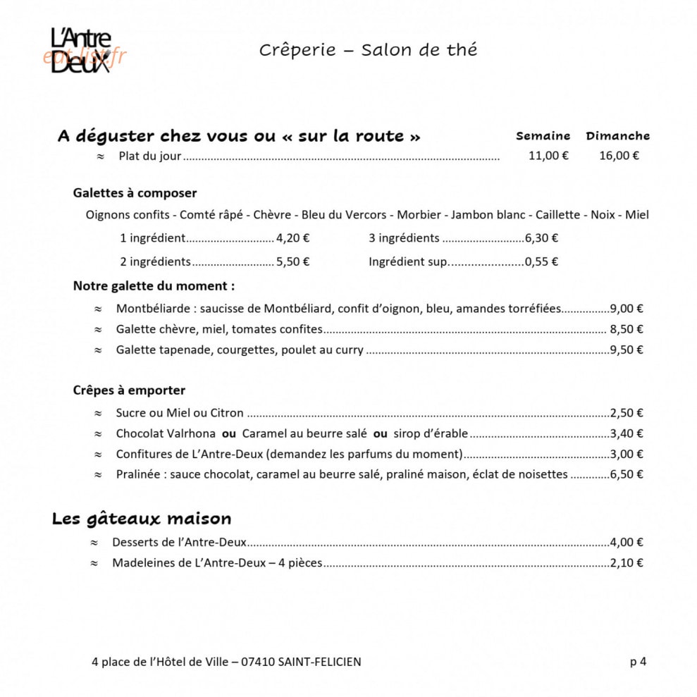 L'antre-deux — carte page 4