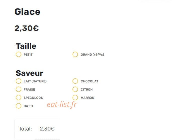 Harmonie Food — carte page 13