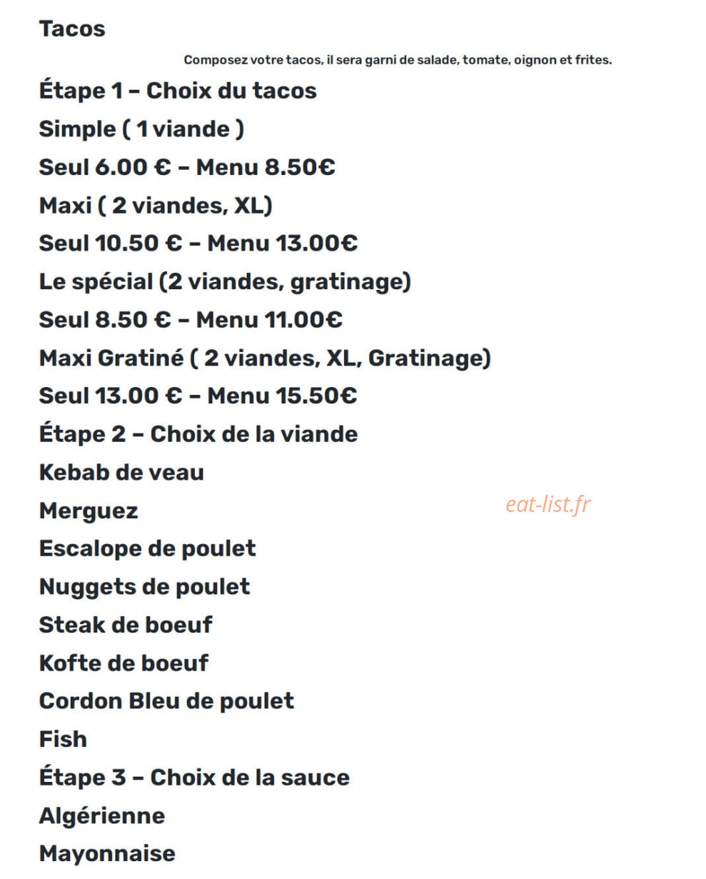 Harmonie Food — carte page 4