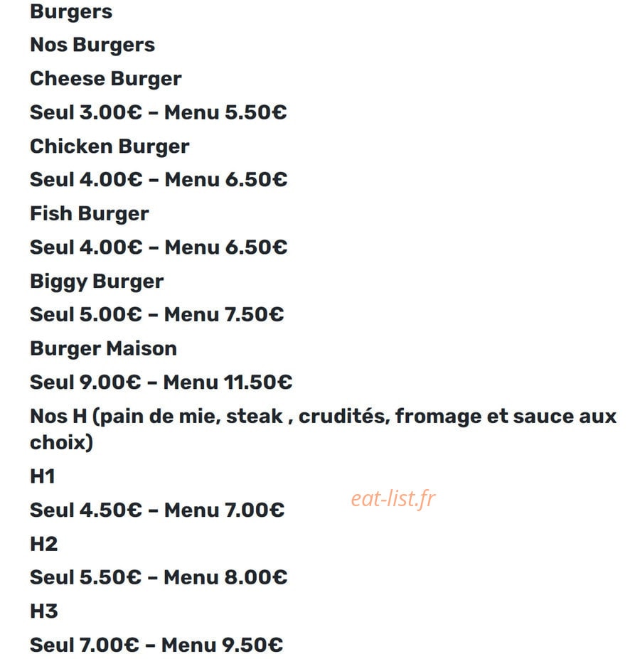 Harmonie Food — carte page 6