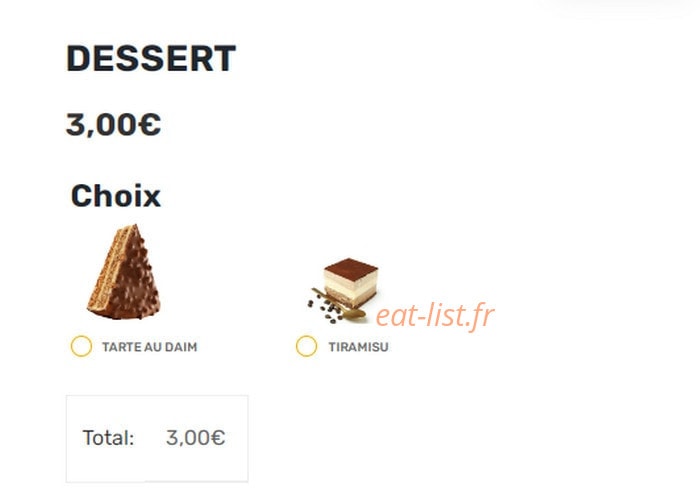 Harmonie Food — carte page 12