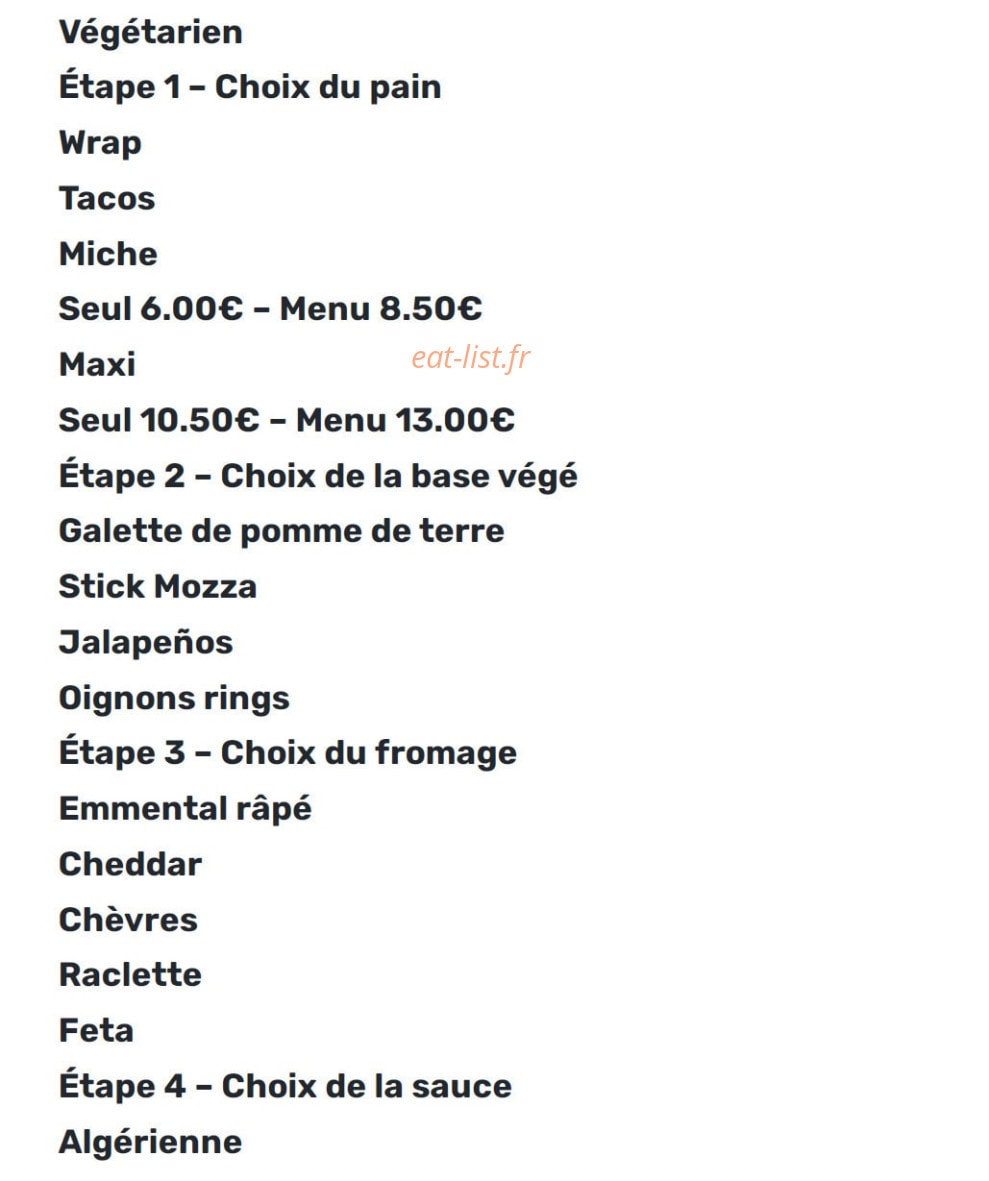 Harmonie Food — carte page 7