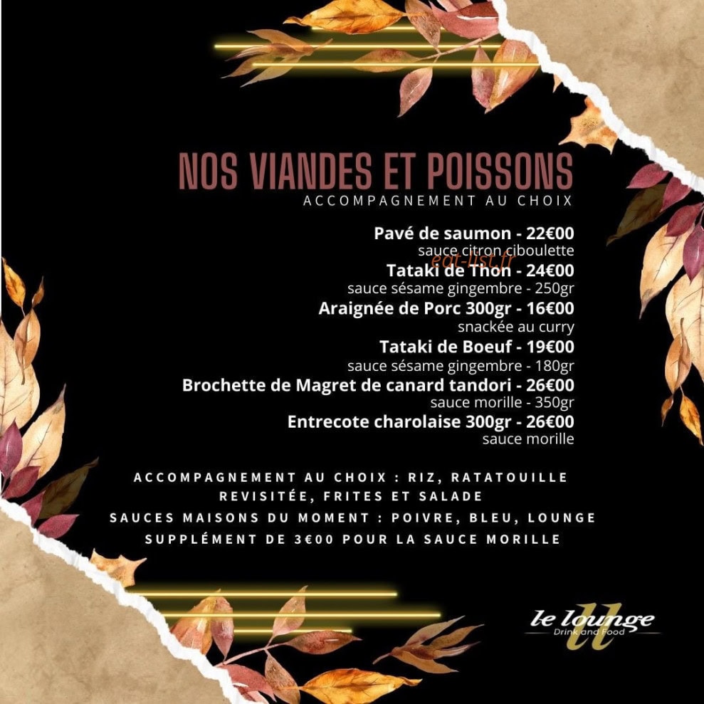 Le Lounge — carte page 7
