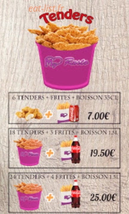 My Resto — carte page 3
