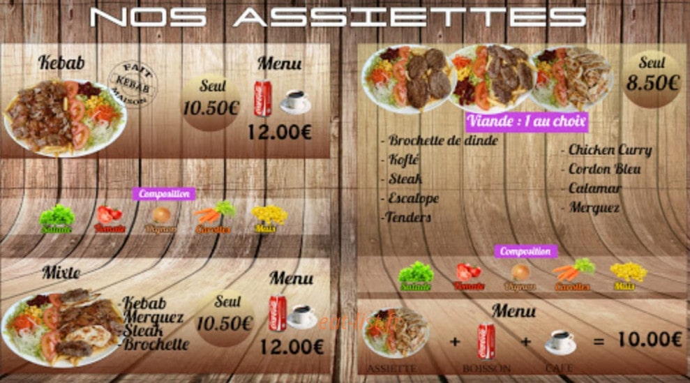 My Resto — carte page 2