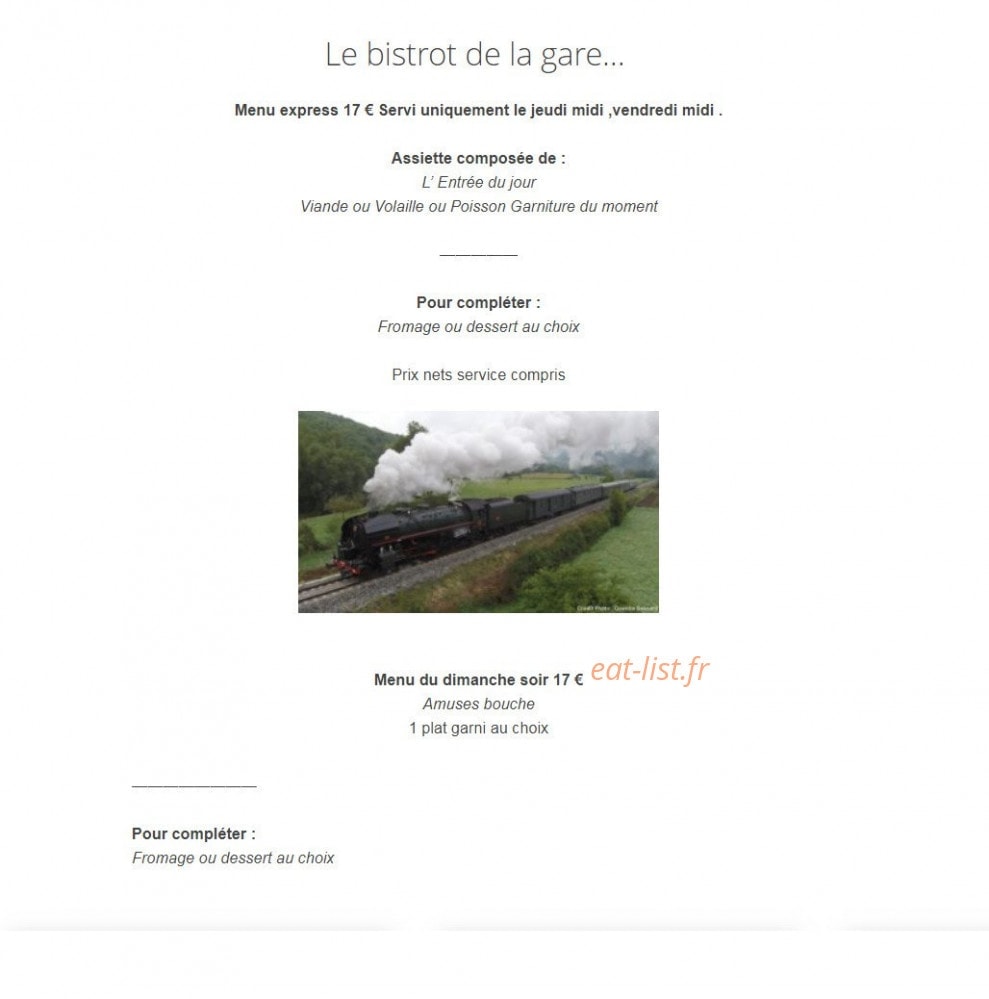Au Wagon — carte page 3