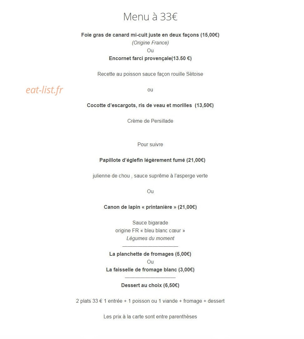 Au Wagon — carte page 2