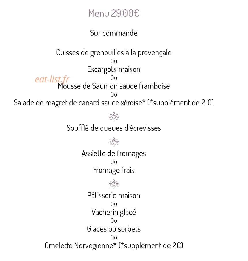 L'Ange Gourmand — carte page 3