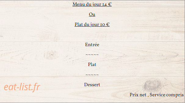 La Table De Mélou — carte page 2