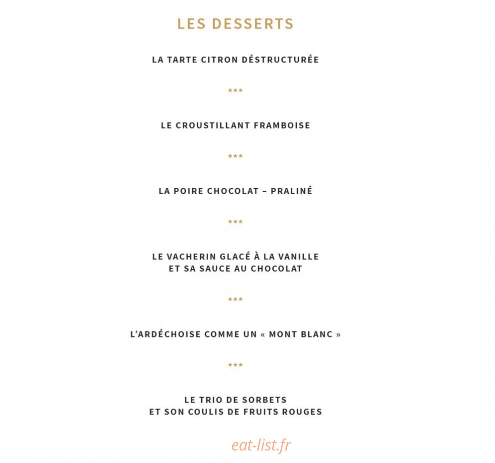 Auberge des Enclos — carte page 3