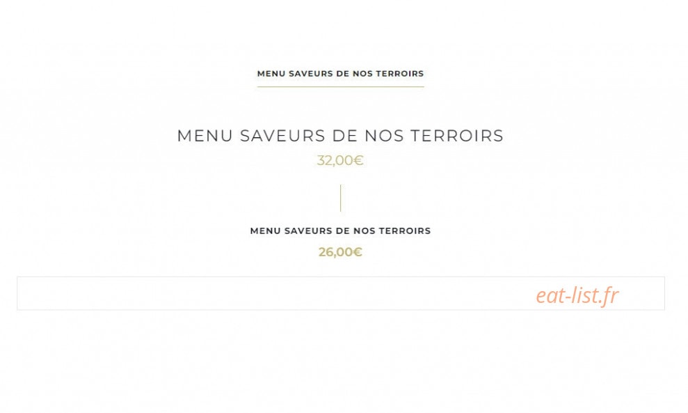 La Table. tout simplement — carte page 1