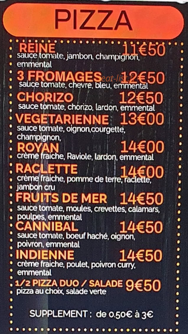 L'essentiel Lounge Bar — carte page 2