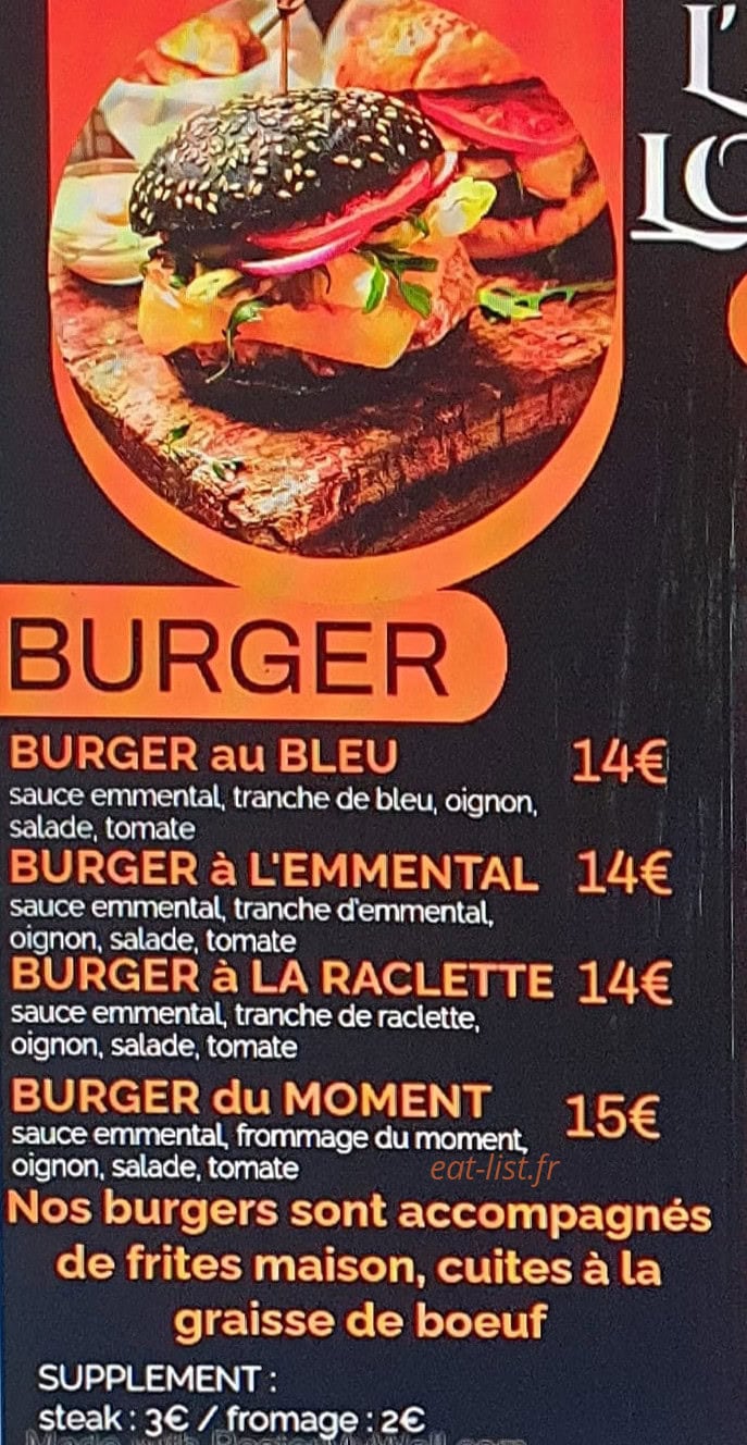 L'essentiel Lounge Bar — carte page 3