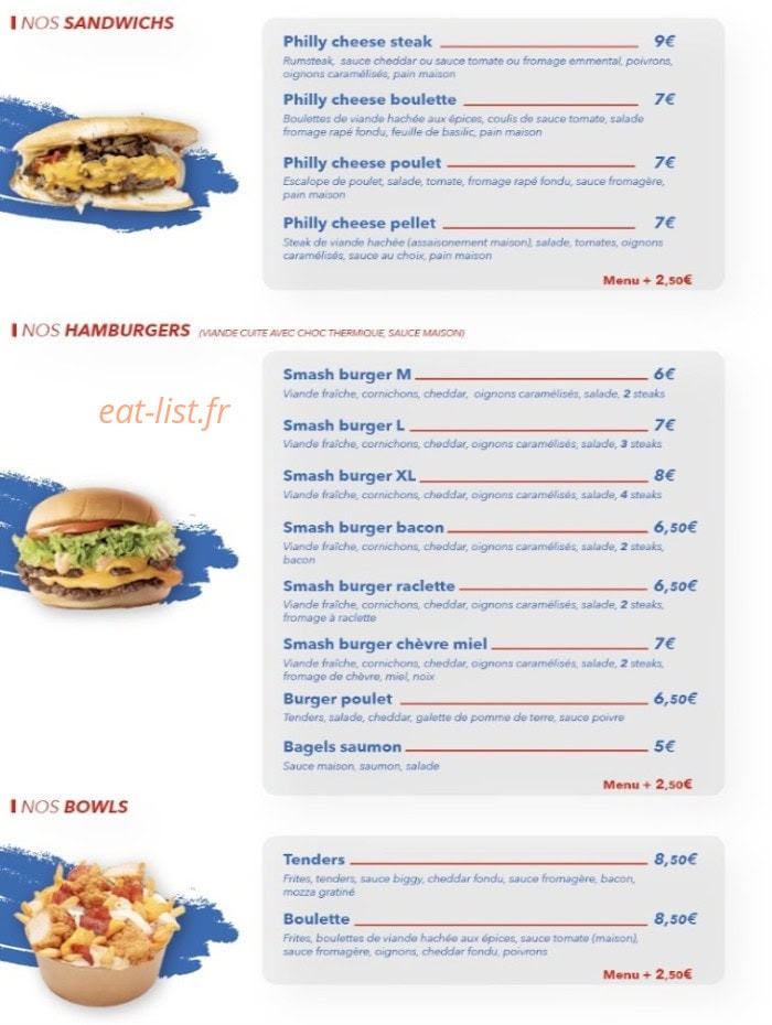 The philly — carte page 2