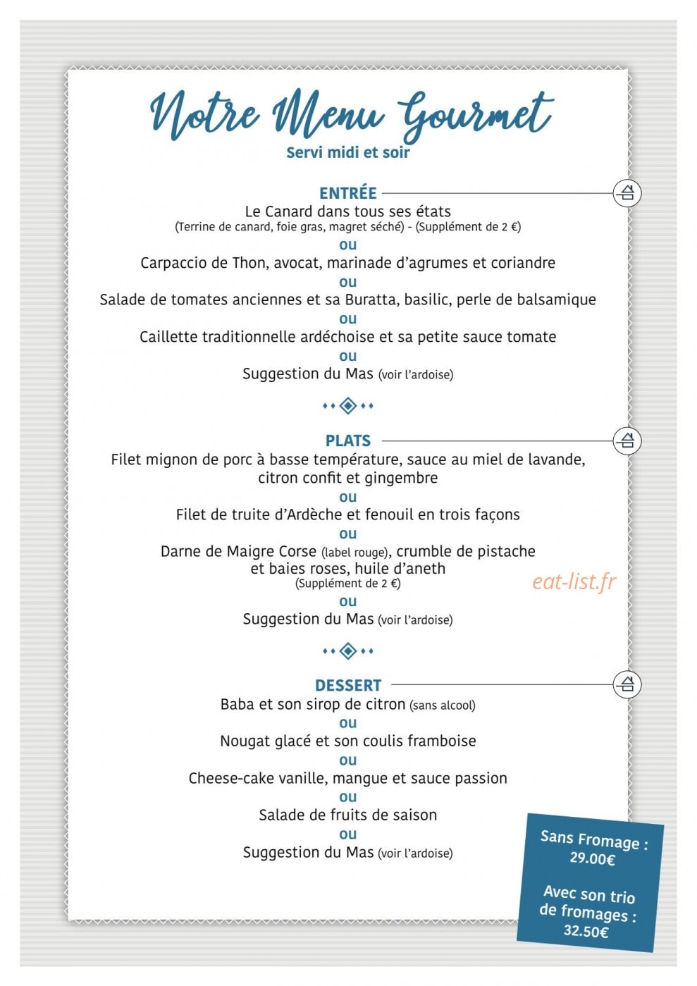 Le Mas de Mon Père — carte page 4