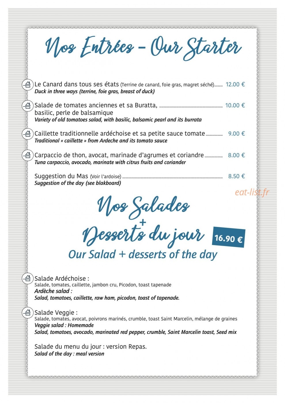 Le Mas de Mon Père — carte page 5
