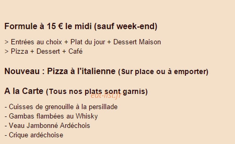 Les Artistes — carte page 1