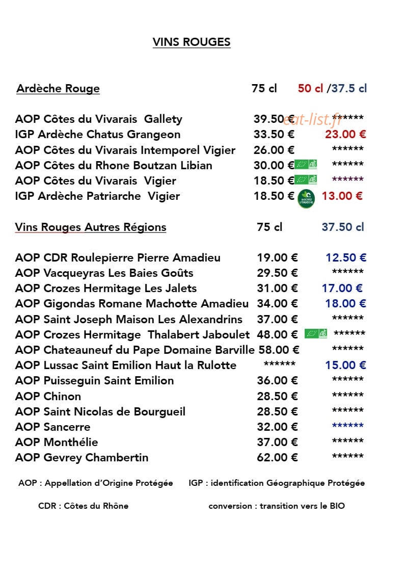 Le Provence — carte page 3