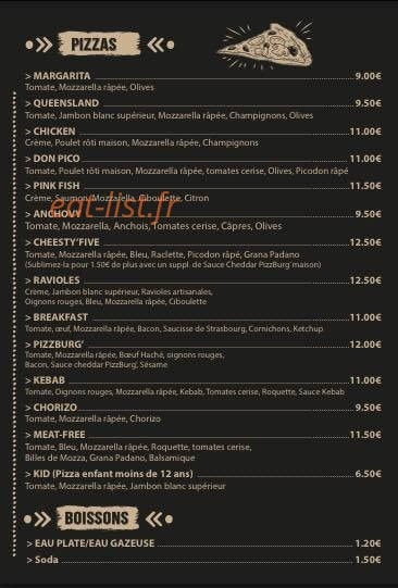 PizzBurg' Avenue — carte page 1