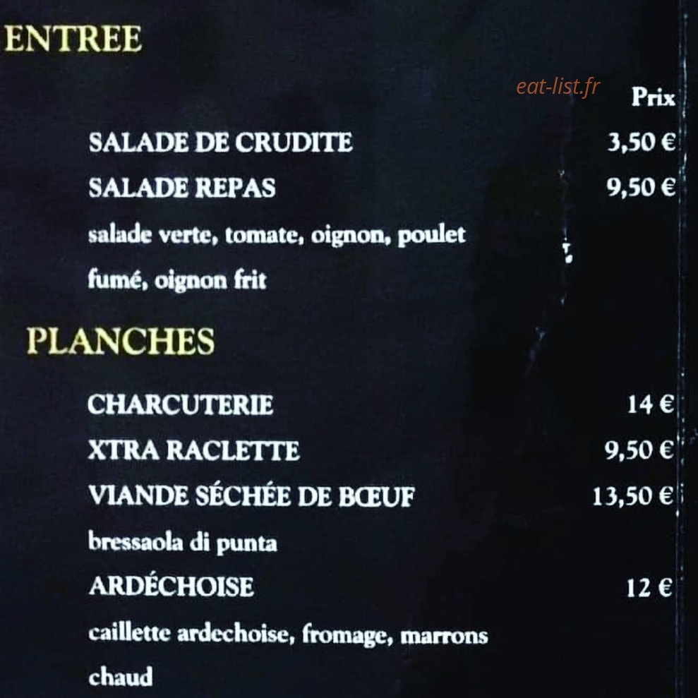 Le Sunset — carte page 2