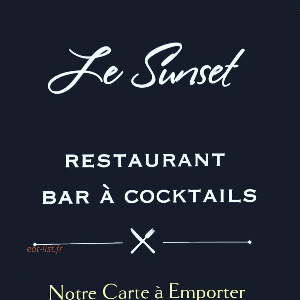 Le Sunset — carte page 1