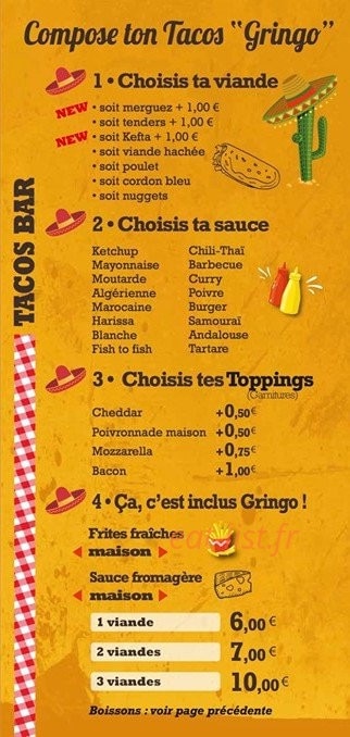 Juicy' Bar — carte page 3