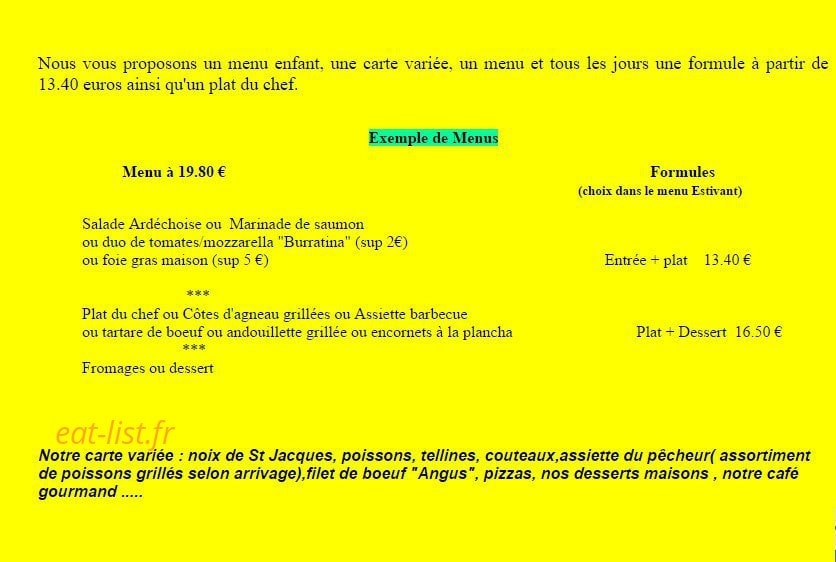 L'Estivant — carte page 1