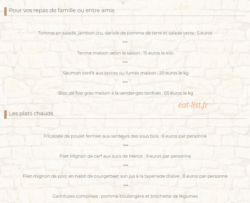 La truffolie — carte page 4
