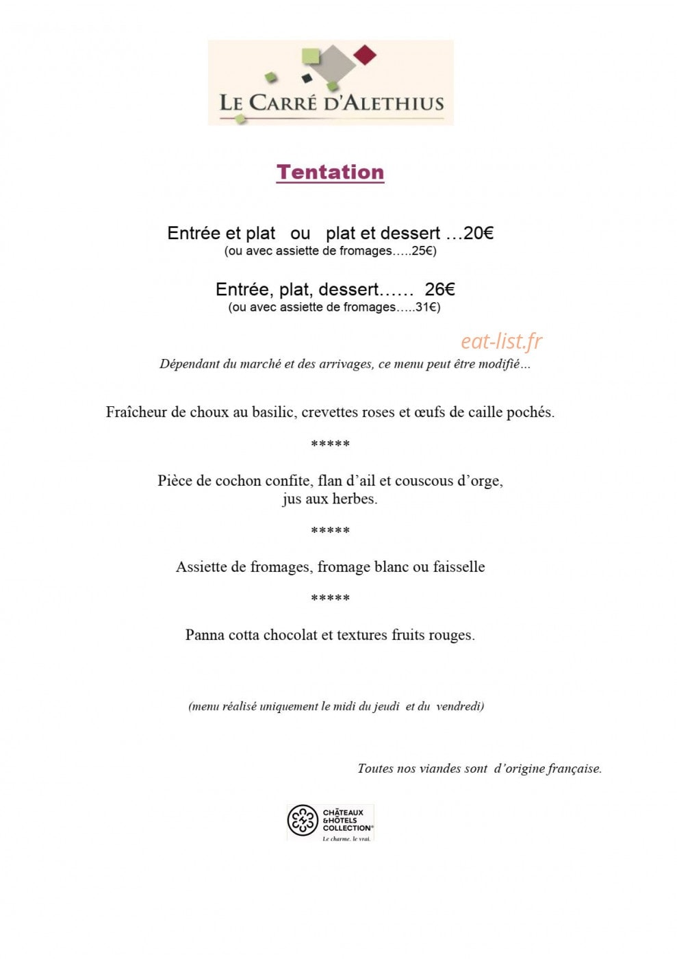 Le Carré d'Alethius — carte page 1