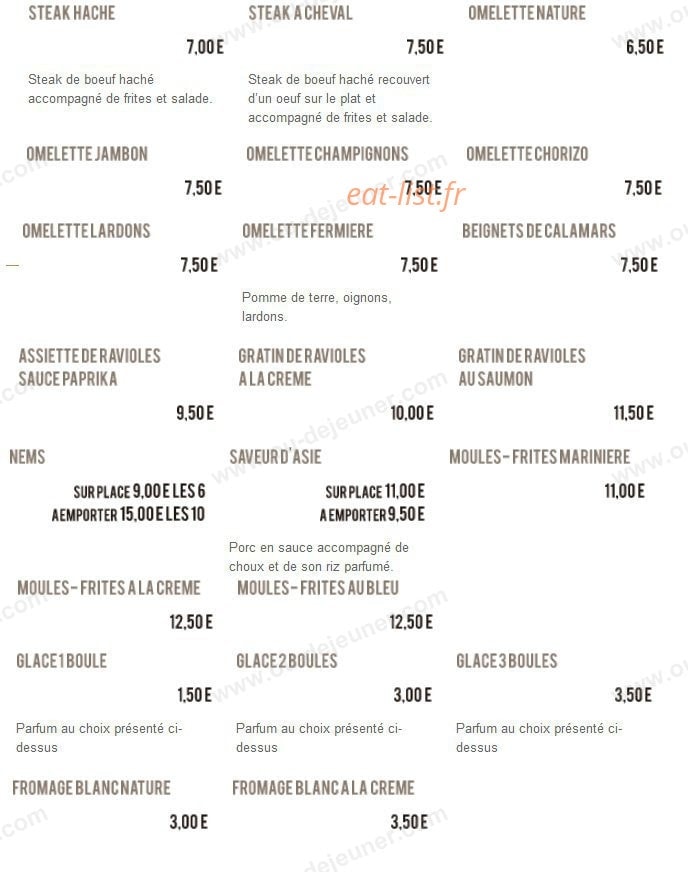 Carte et menu de Au Jardin des Délices à La Voulte sur Rhone — Les plats, spécialités, et desserts