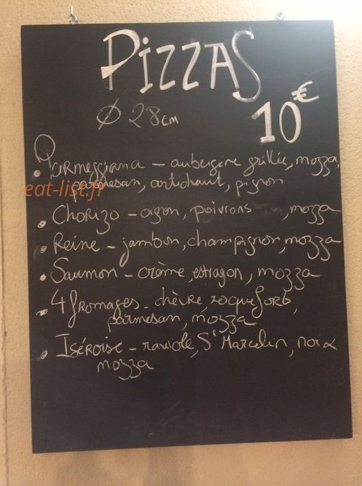 Le Bistrot de Saint-Laurent — carte page 1