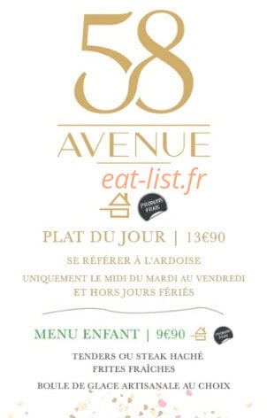 58 Avenue — carte page 3