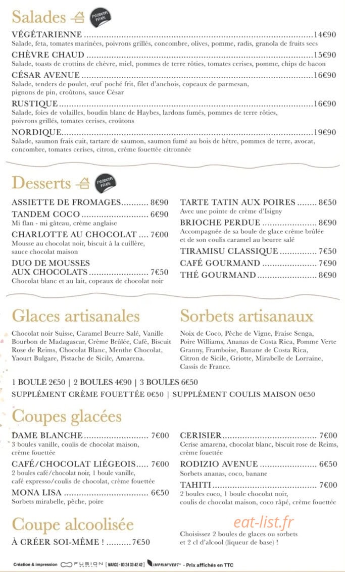 58 Avenue — carte page 2